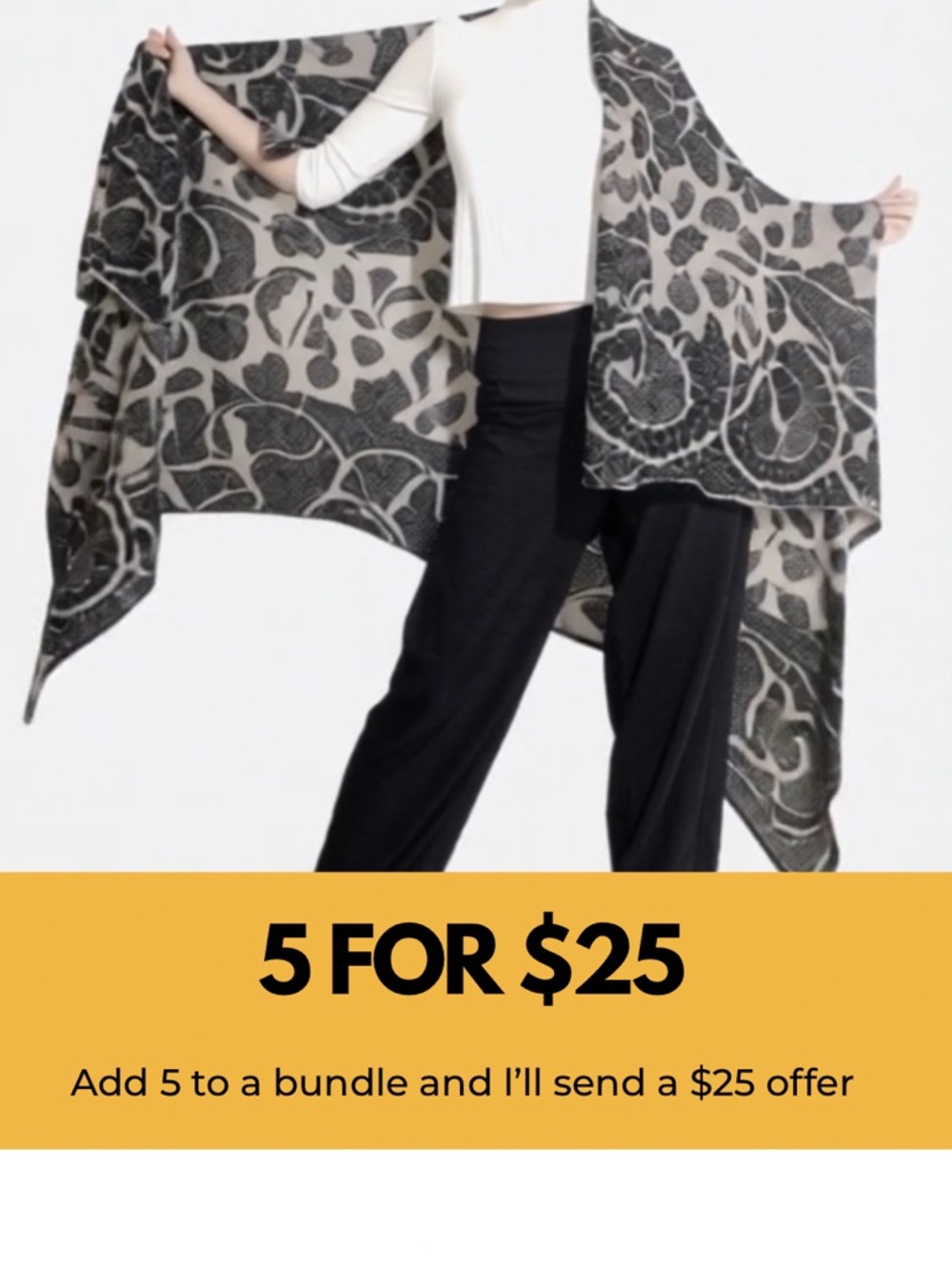Chiffon Convertible Vest